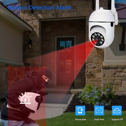 1080P WiFi Security Camera - Motion Tracking & Night Vision