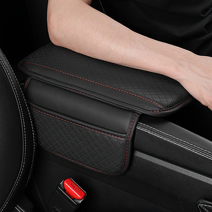 Universal Car Armrest Cushion with Phone Holder & Storage