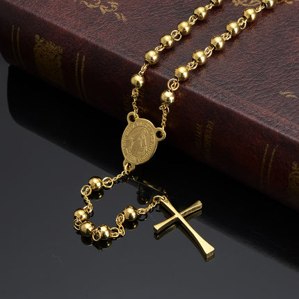 3pcs Cross Beaded Bracelet Set