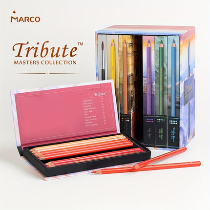 Marco Master Series Water Soluble Color Lead 60 Colors Gift Box