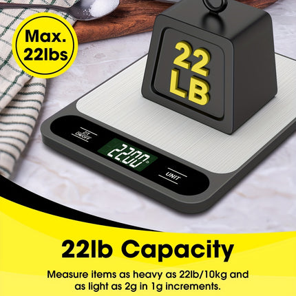 Digital Food Scale – 22lb/10kg Precision Tool