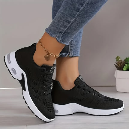 Women's Breathable Knitted Running Shoes