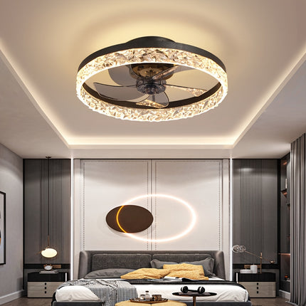 LED Tri-Color Ceiling Fan Light – Modern Elegance & Comfort