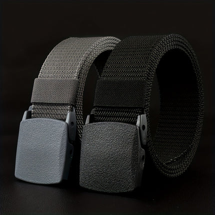Nylon Belt with Smooth Buckle