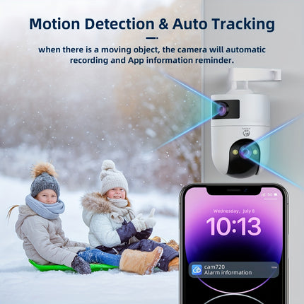 4K Dual Lens Outdoor Camera – Smart, Secure, Seamless