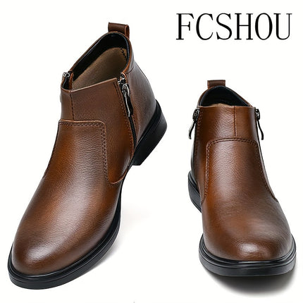 FCSHOU Men's High-Top Chelsea Boots
