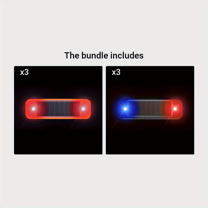 LED Solar Decorative Light for Night Safety – Car & Bike