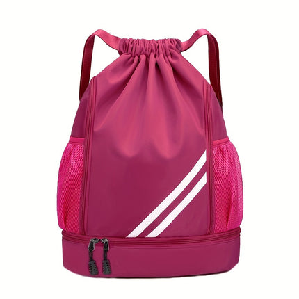 Versatile Drawstring Sports Gym Bag for Outdoor & Travel