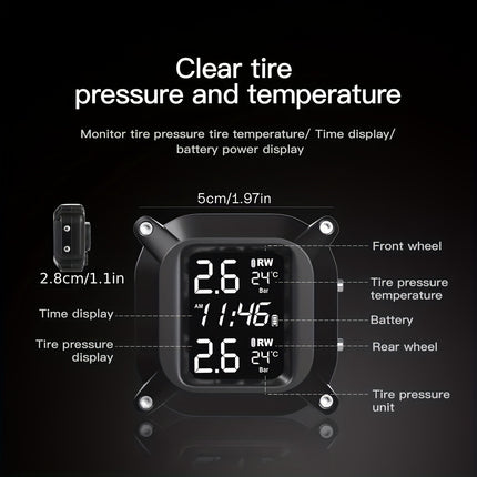 Motorcycle Tire Pressure Sensors – Pro TPMS for Safe Riding
