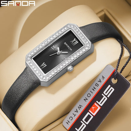 SANDA Women's Rectangular Quartz Watch