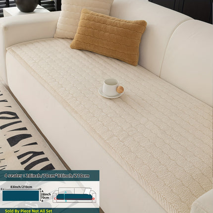 Bohemian Chic Plush Sofa Cover – Cozy, Stylish Protection