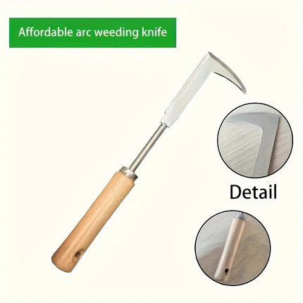 Stainless Steel Weed Puller - Serrated Gardening Knife Tool
