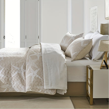 Retro Star Print Bedspread Set - Soft & Breathable