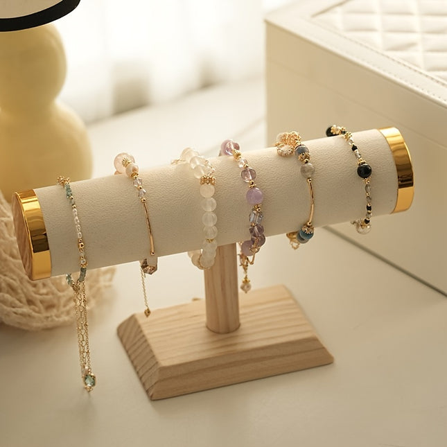 Wooden Jewelry Tower Display Stand