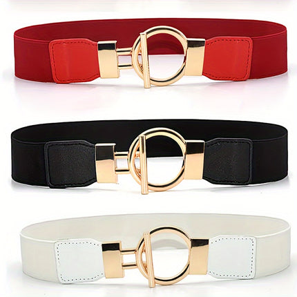 Elegant Elastic Waist Belt Set