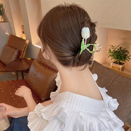 Fairy Tulip Hair Claw Clip