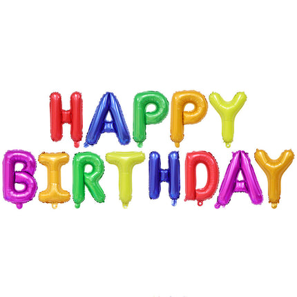Customizable Foil Letter Balloon Banner