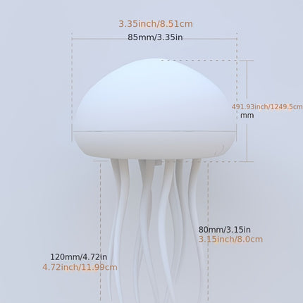 RGB Jellyfish LED Mood Light – Soothing & Dynamic Ambiance - Monti Bargains