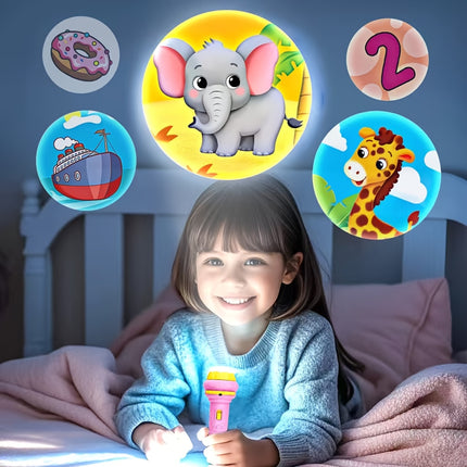 56-Pattern Projection Flashlight – Fun Learning & Play!