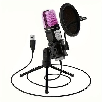 RGB Gaming Condenser Microphone - Monti Bargains