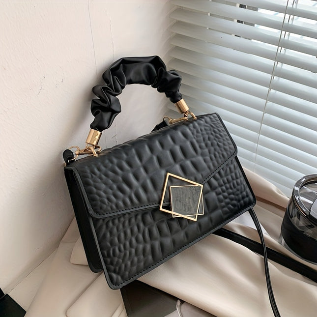 Trendy Crocodile Pattern Shoulder Bag