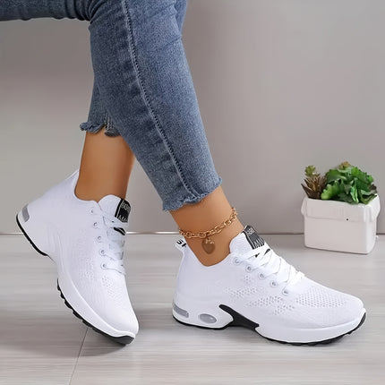 Women's Breathable Knitted Running Shoes