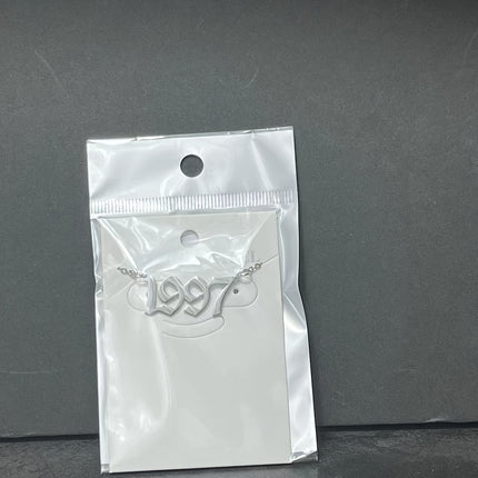 Custom Birth Year Stainless Steel Necklace