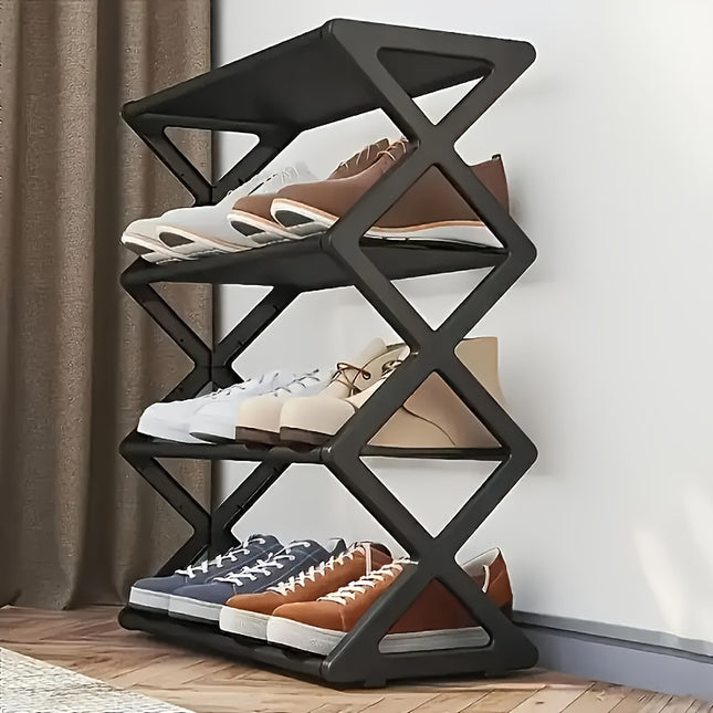 FoldEase 4-Layer Shoe Rack - Monti Bargains