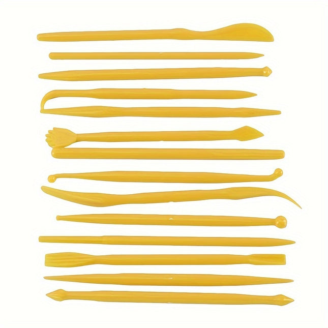 14pcs Clay Sculpting & Carving Tools
