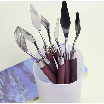 7-Piece Stainless Steel Painting Knife Set
