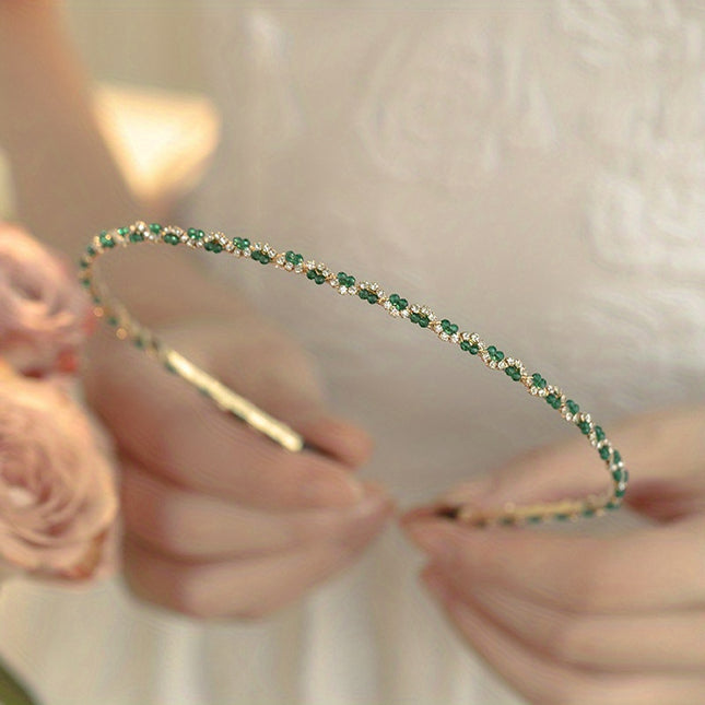 Vintage Royal Rhinestone Alice Band