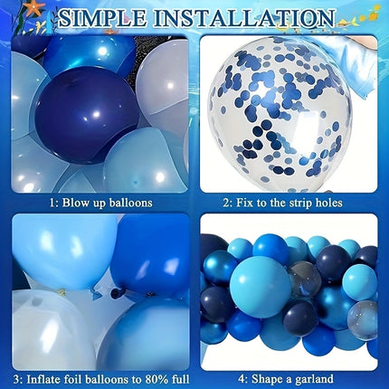 110pcs Sea Party Decorations Ocean