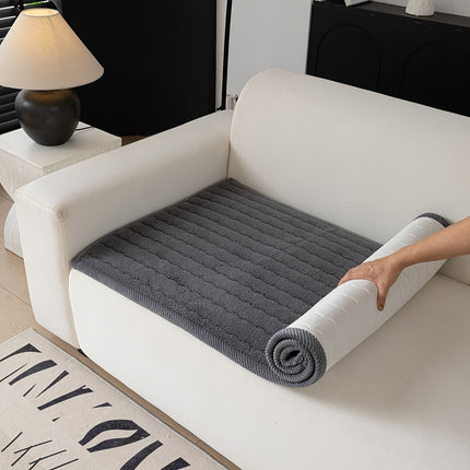 Bohemian Chic Plush Sofa Cover – Cozy, Stylish Protection