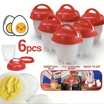 6pcs Silicone Egg Poachers