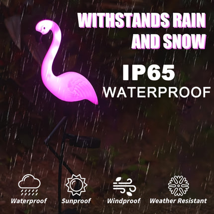 Solar Flamingo Lights - Fun Outdoor Garden Decor