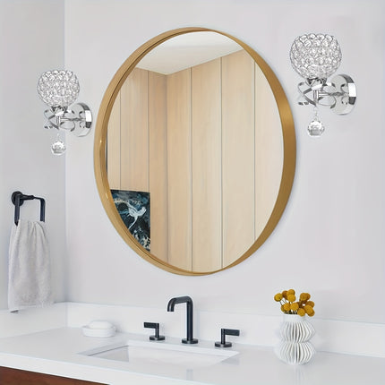 Modern Crystal Wall Sconce – Elegant Lighting for Any Room
