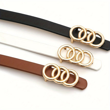 3-Piece Casual Fashion Belt Set