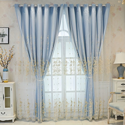 Elegant Floral Blackout Curtains