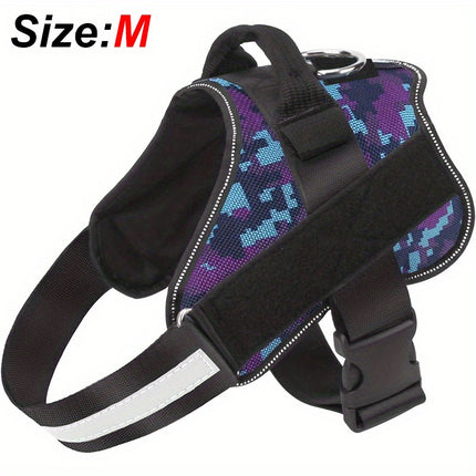 Reflective No-Pull Dog Harness with Easy-Grab Handle - Monti Bargains