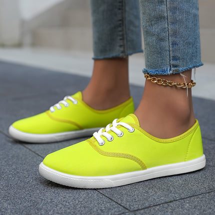 Women's Solid Color Canvas Shoes