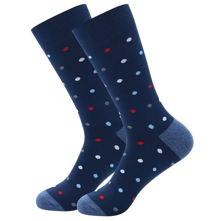 Plus Size Men's Stylish Crew Socks