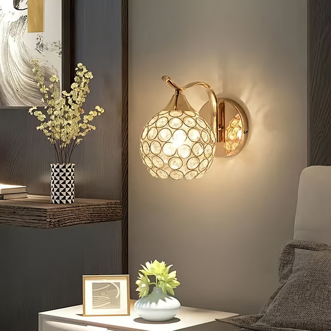 Creative Crystal Wall Lamp - Modern Bedroom & Living Room Light