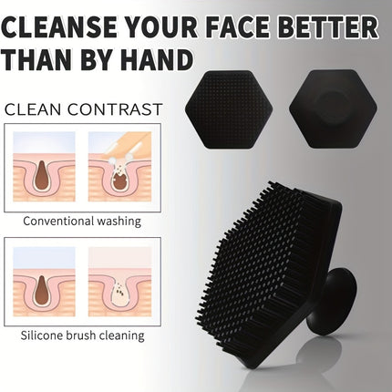 Men's Silicone Deep Cleansing Face Scrubber - Monti Bargains