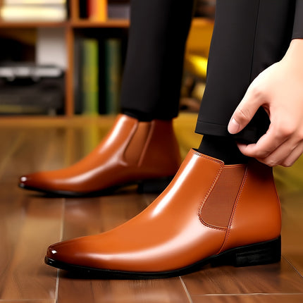 Trendy Pointed Toe Chelsea Boots