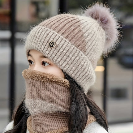 Winter Chic Beanie & Scarf Set