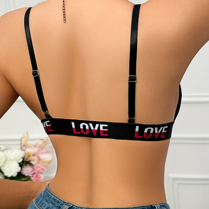 Elegant Front Closure Push-Up Bra