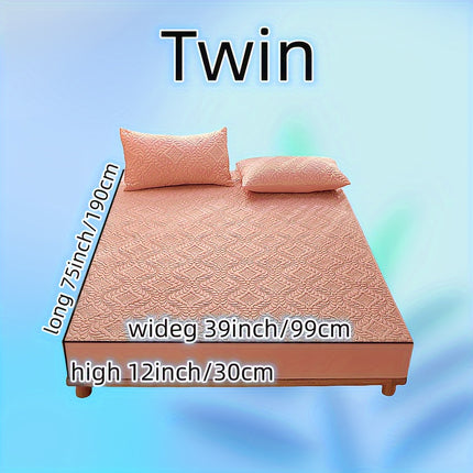 3pcs Waterproof Solid Fitted Sheet Set - 360° Coverage