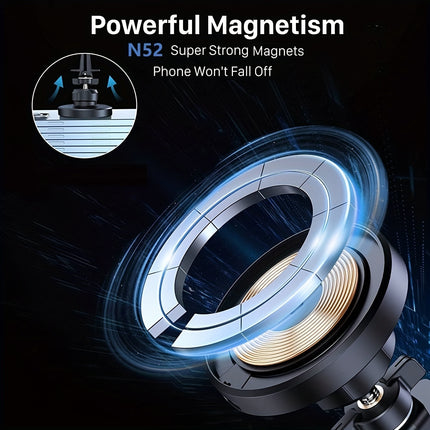 Magnetic Wireless Car Charger Mount for Fast Charging