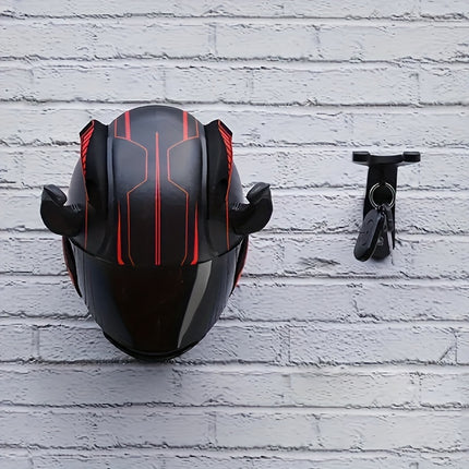 Wall-Mounted Motorcycle Helmet Hook – Multipurpose Storage