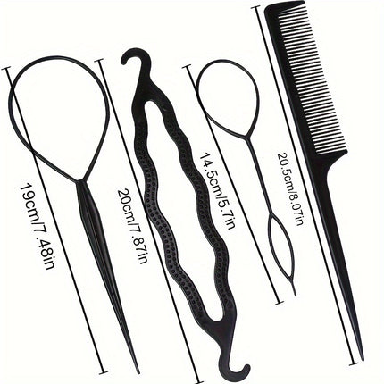 6pcs Resin Hair Styling Set